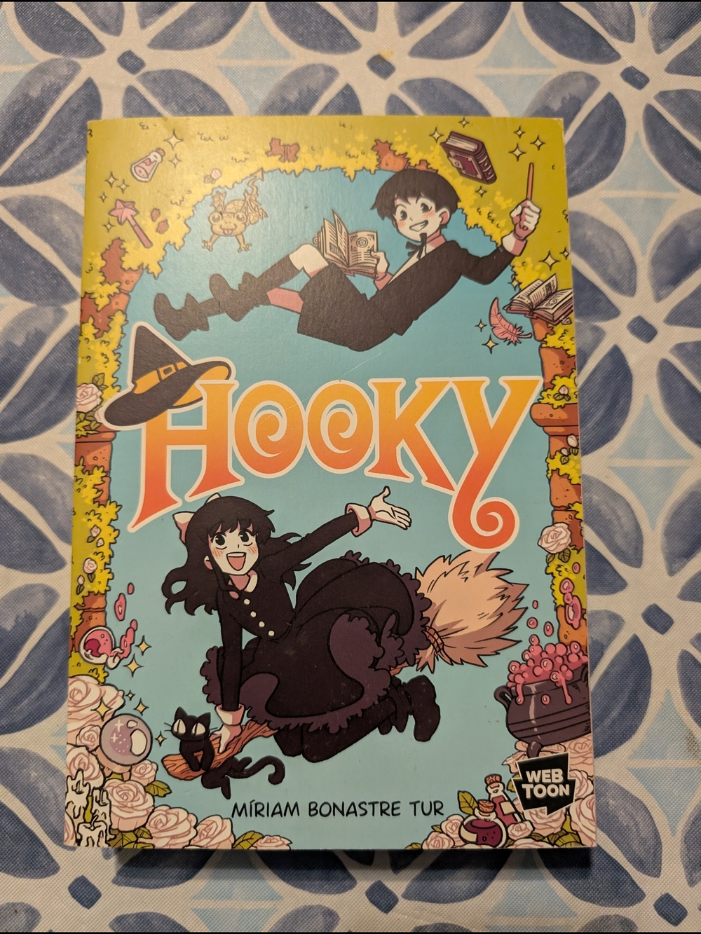 Hooky Graphic Novel for Kids - Blue Cover